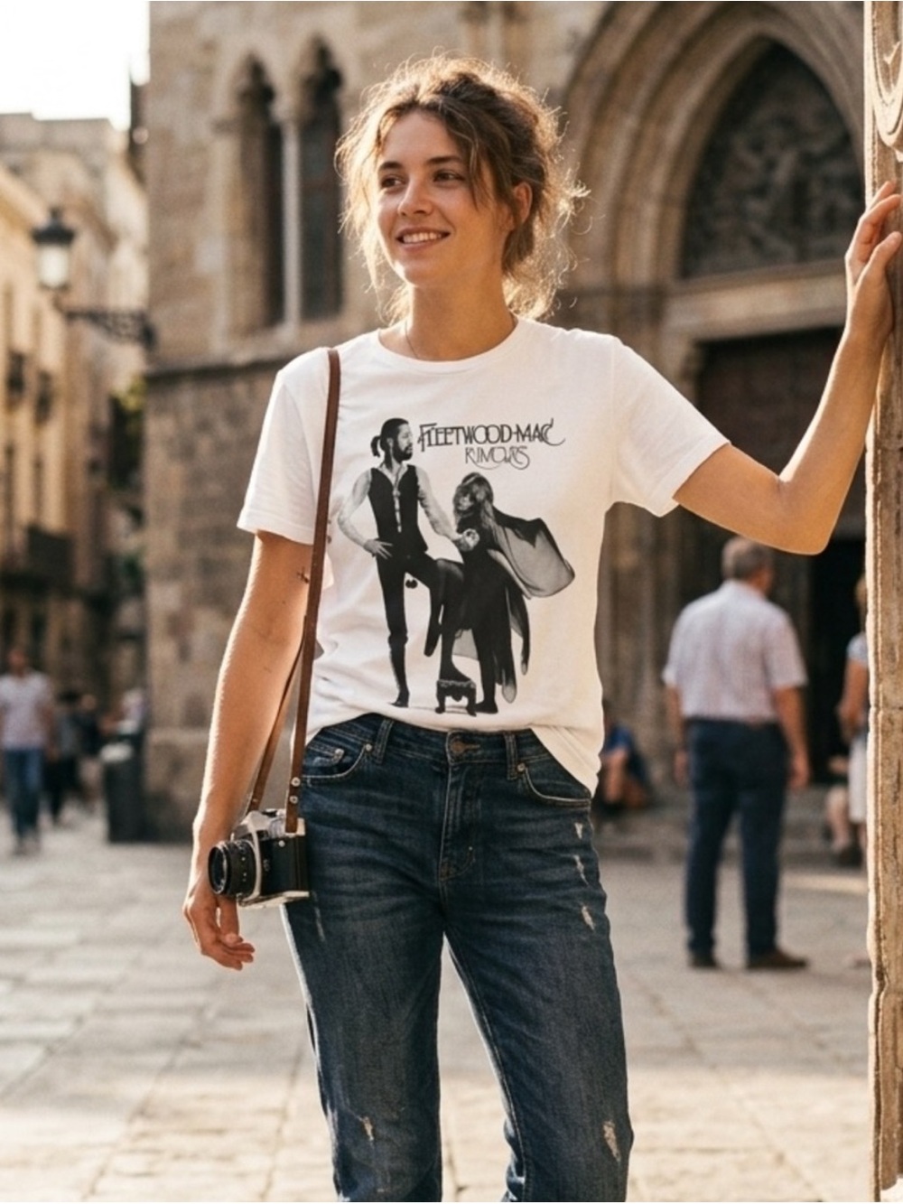Fleetwood Mac Rumours Graphic Tee - White/Black